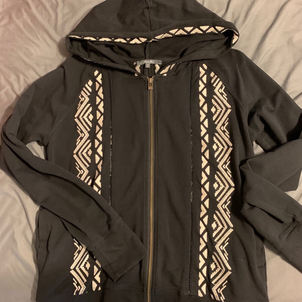 Miss Me zip up hoodie